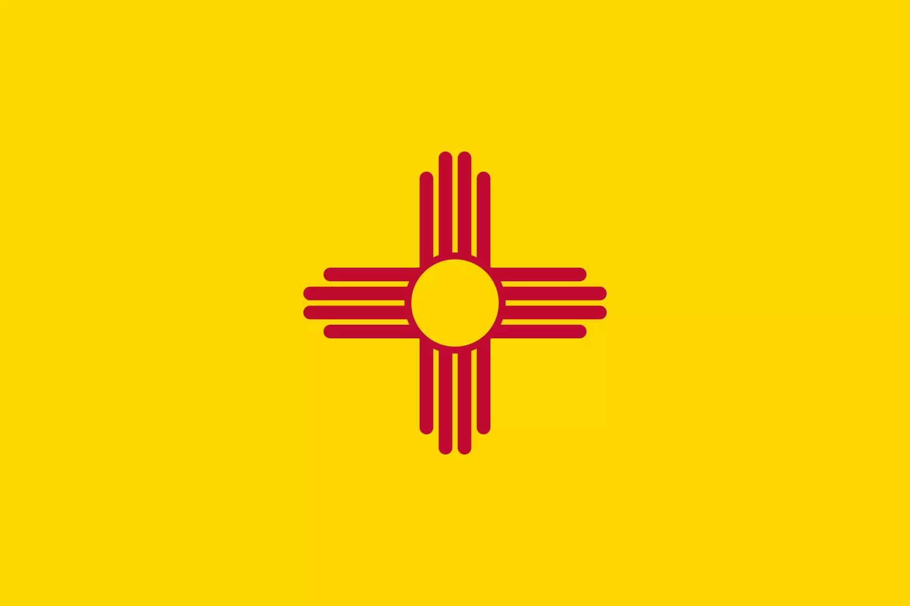 bandera del Estado de New Mexico, Estados Unidos - consuladolatino.org