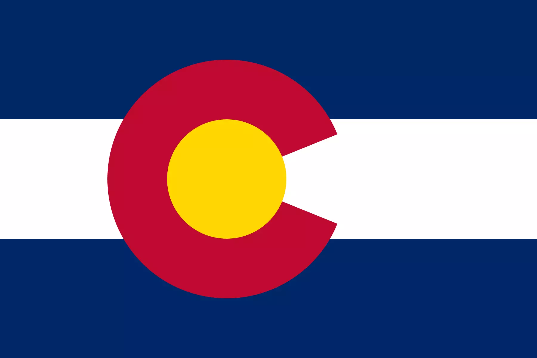 bandera del Estado de Colorado, Estados Unidos - consuladolatino.org