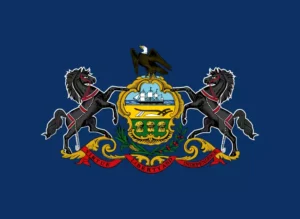 bandera del Estado de Pennsylvania, Estados Unidos - consuladolatino.org