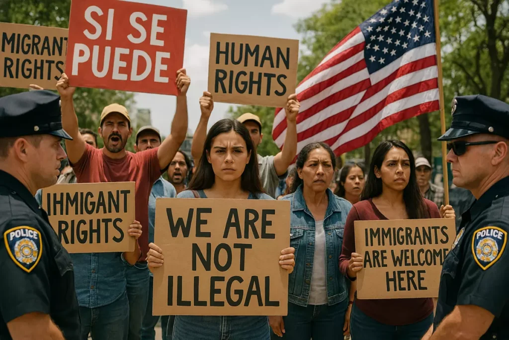 migrantes-latinos-manifestandose